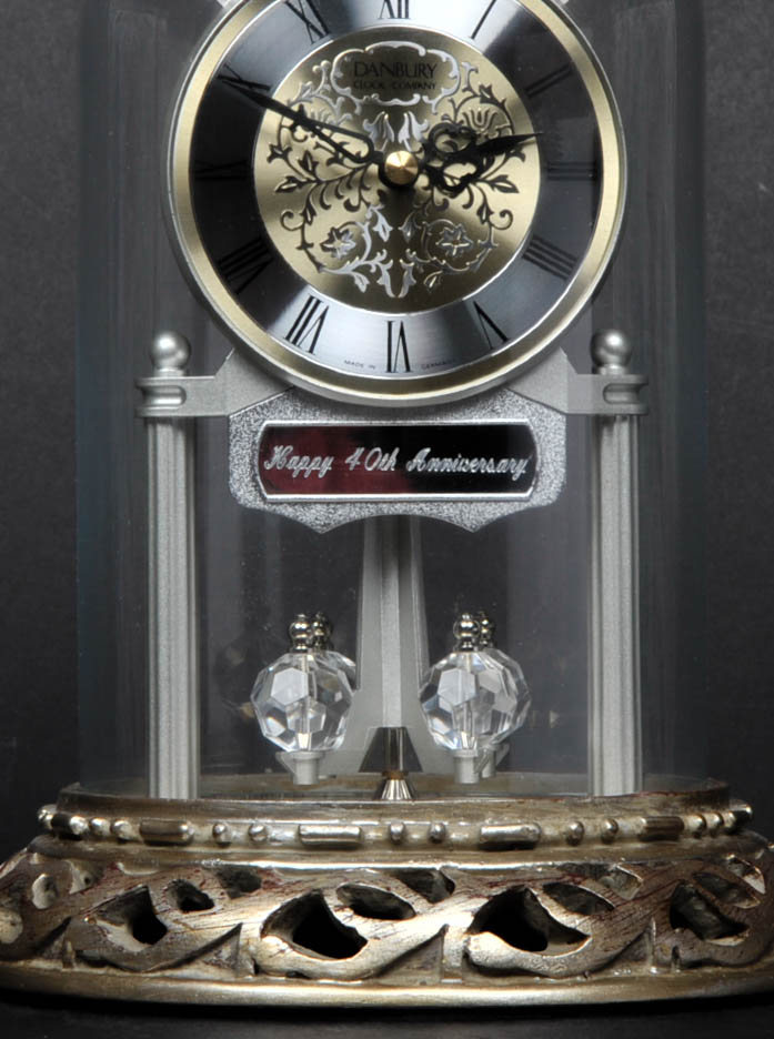 Danbury 40th Anniversary Dome Mantel Clock EBTH