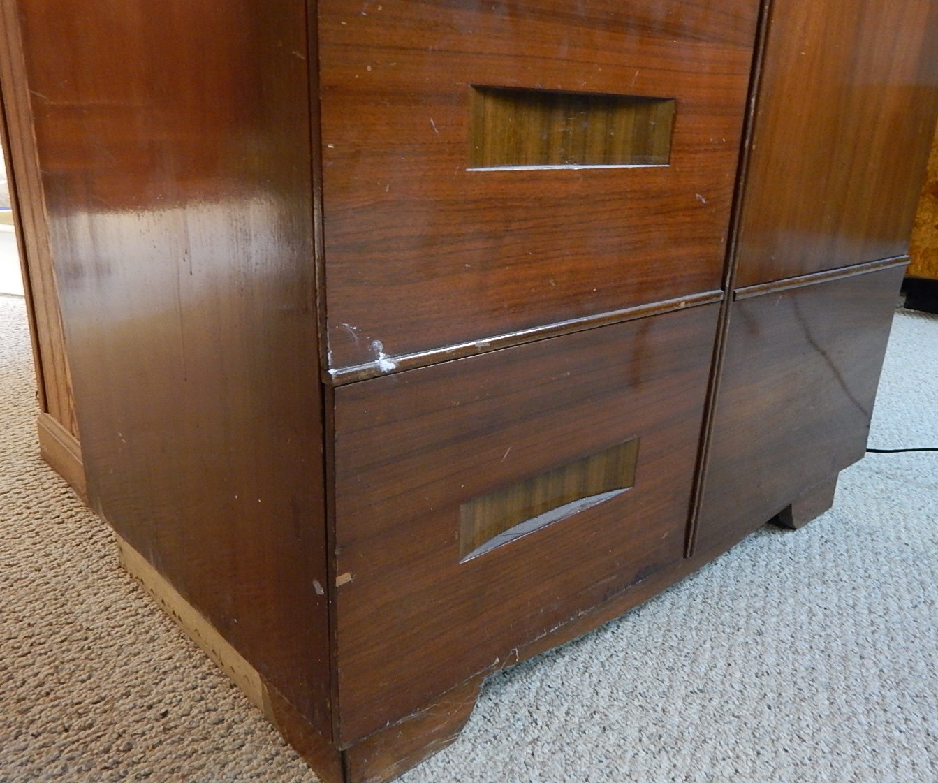 vintage art deco armoire