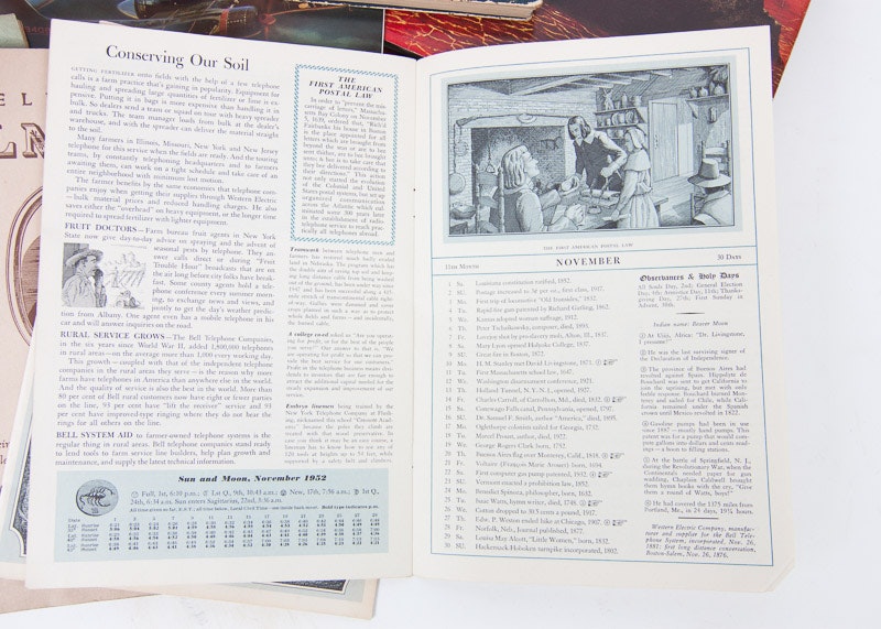 Vintage Almanac and Atlas Collection EBTH