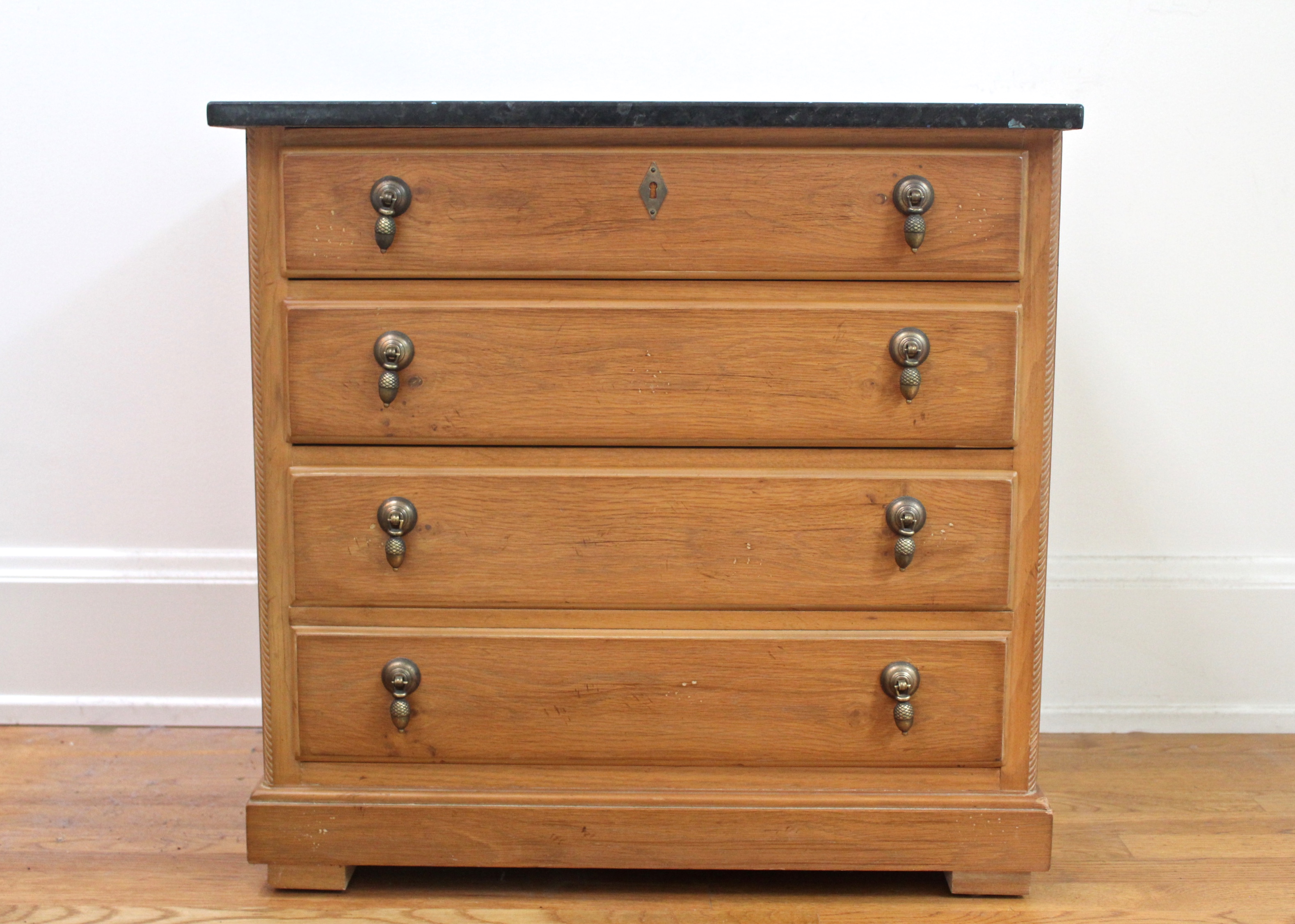 Drexel Granite Top Nightstand EBTH