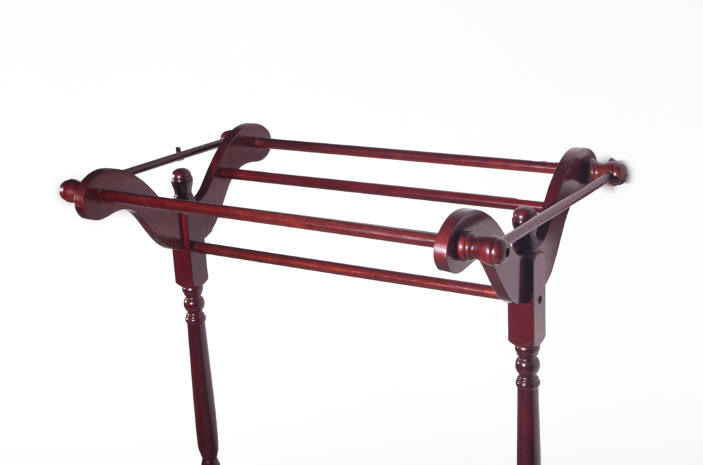 Mahogany Quilt Rack EBTH