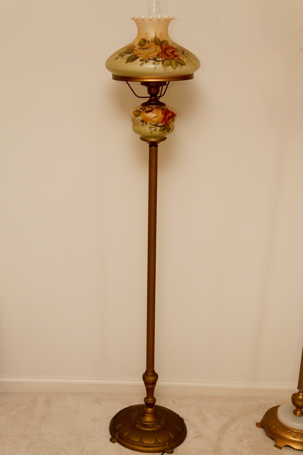 Pair of Vintage Hurricane Floor Lamps EBTH