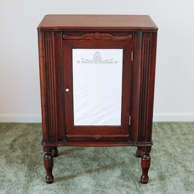 Vintage And Antique Cabinets Auction In Erlanger, Kentucky Personal Antique Parlour or Music Cabinet - Vintage And Antique Cabinets Auction In Erlanger, Kentucky Personal