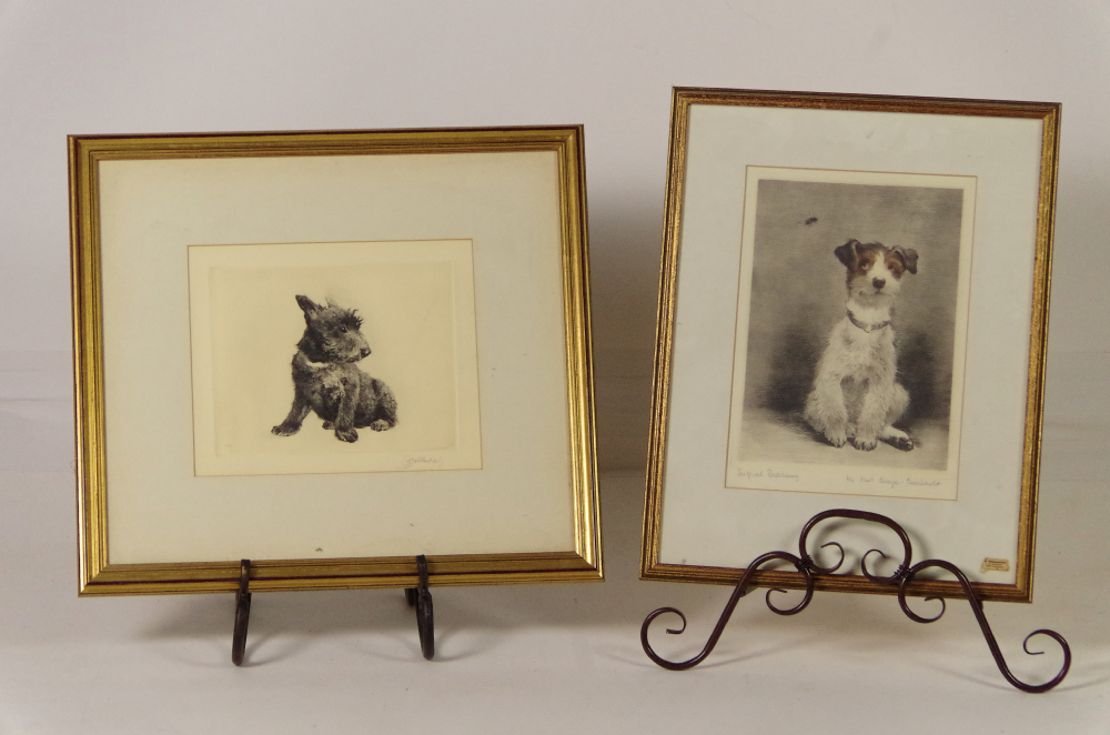 Two Pencil Etchings Signed by Artist Kurt MeyerEberhardt EBTH