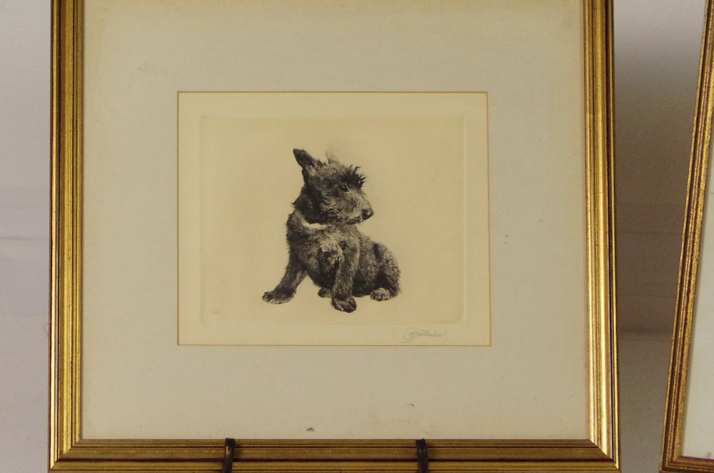 Two Pencil Etchings Signed by Artist Kurt MeyerEberhardt EBTH