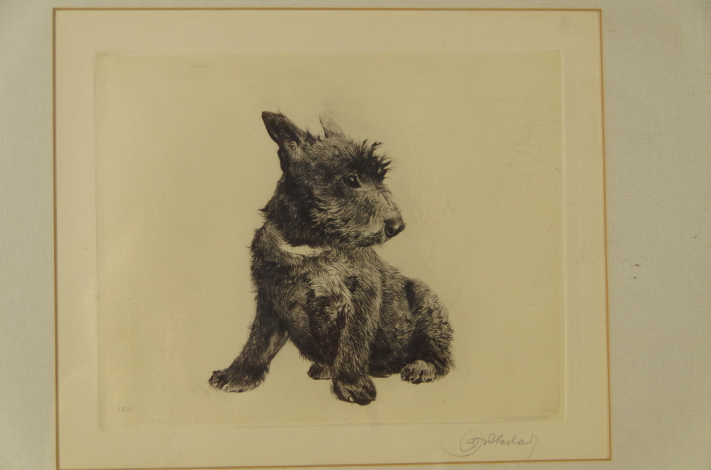 Two Pencil Etchings Signed by Artist Kurt MeyerEberhardt EBTH