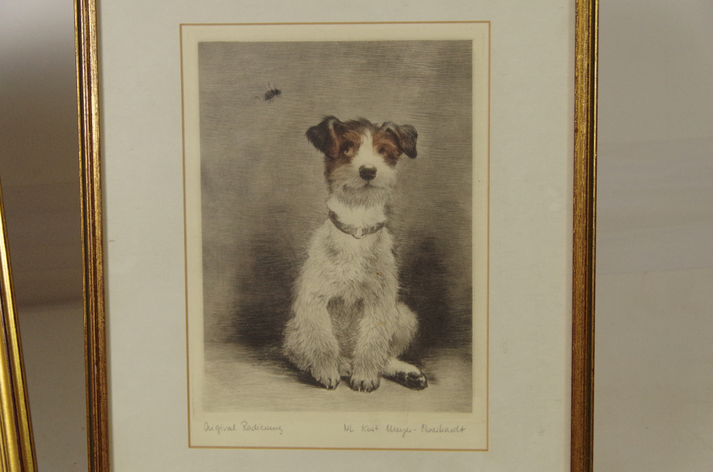 Two Pencil Etchings Signed by Artist Kurt MeyerEberhardt EBTH