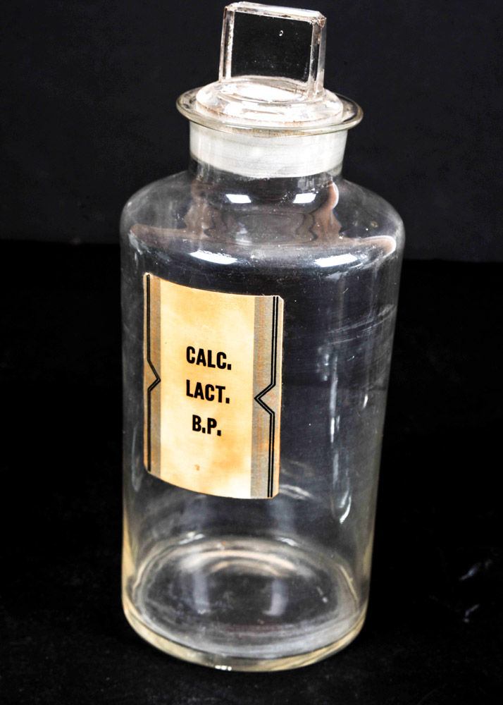 Eight Science Lab Bottles with Stoppers EBTH