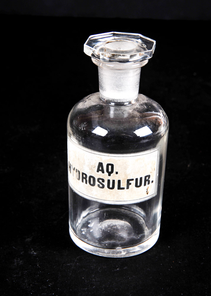 Eight Science Lab Bottles with Stoppers EBTH