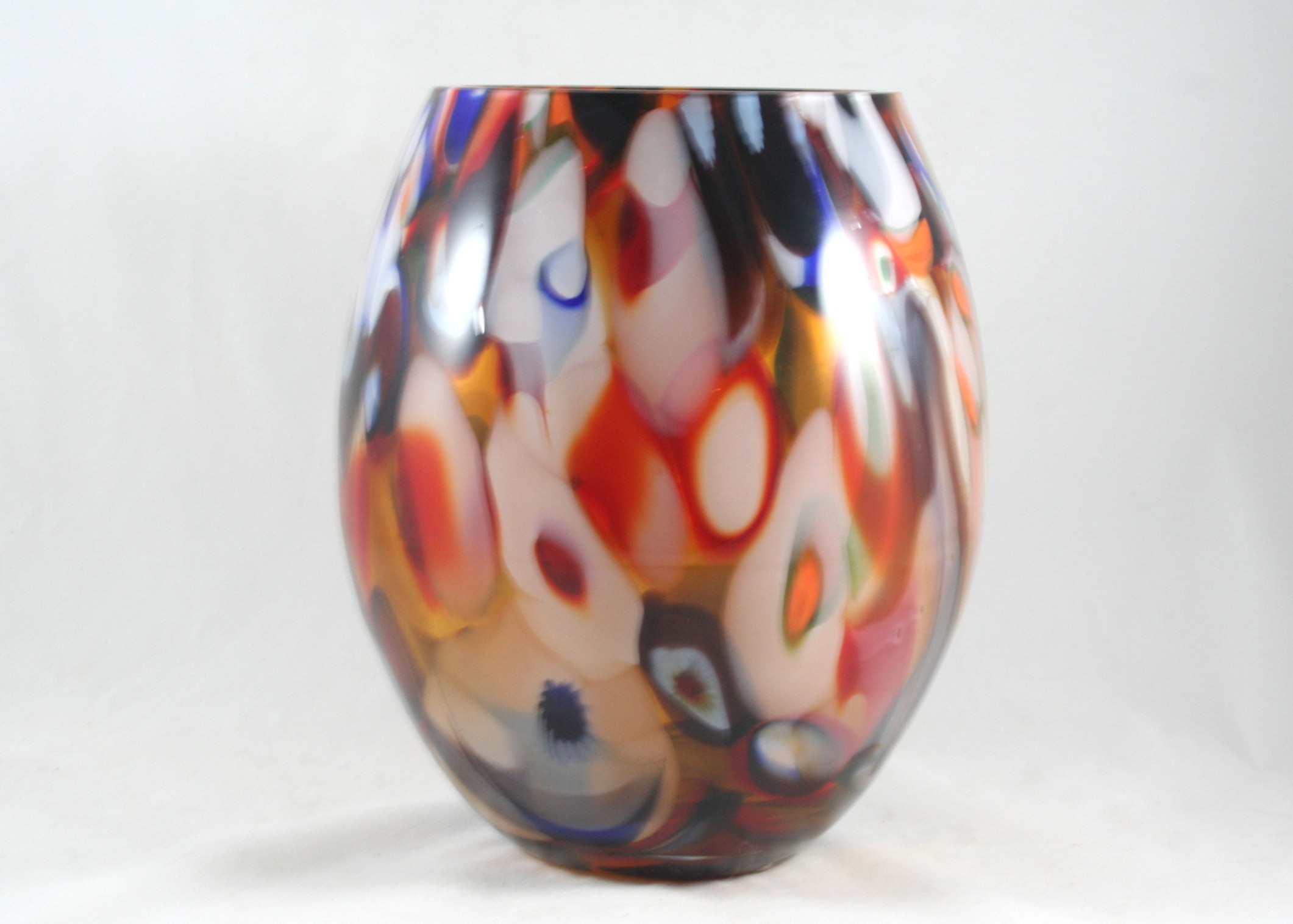 Sasaki Art Glass Vase Ebth