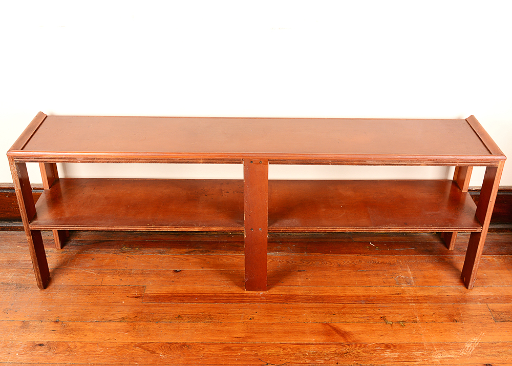 Contemporary Cherry Shelving Unit EBTH