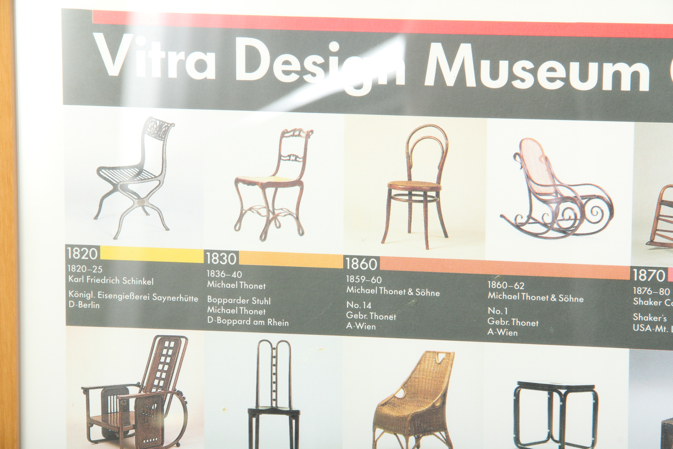 Vitra Design Museum Chair Collection Poster EBTH