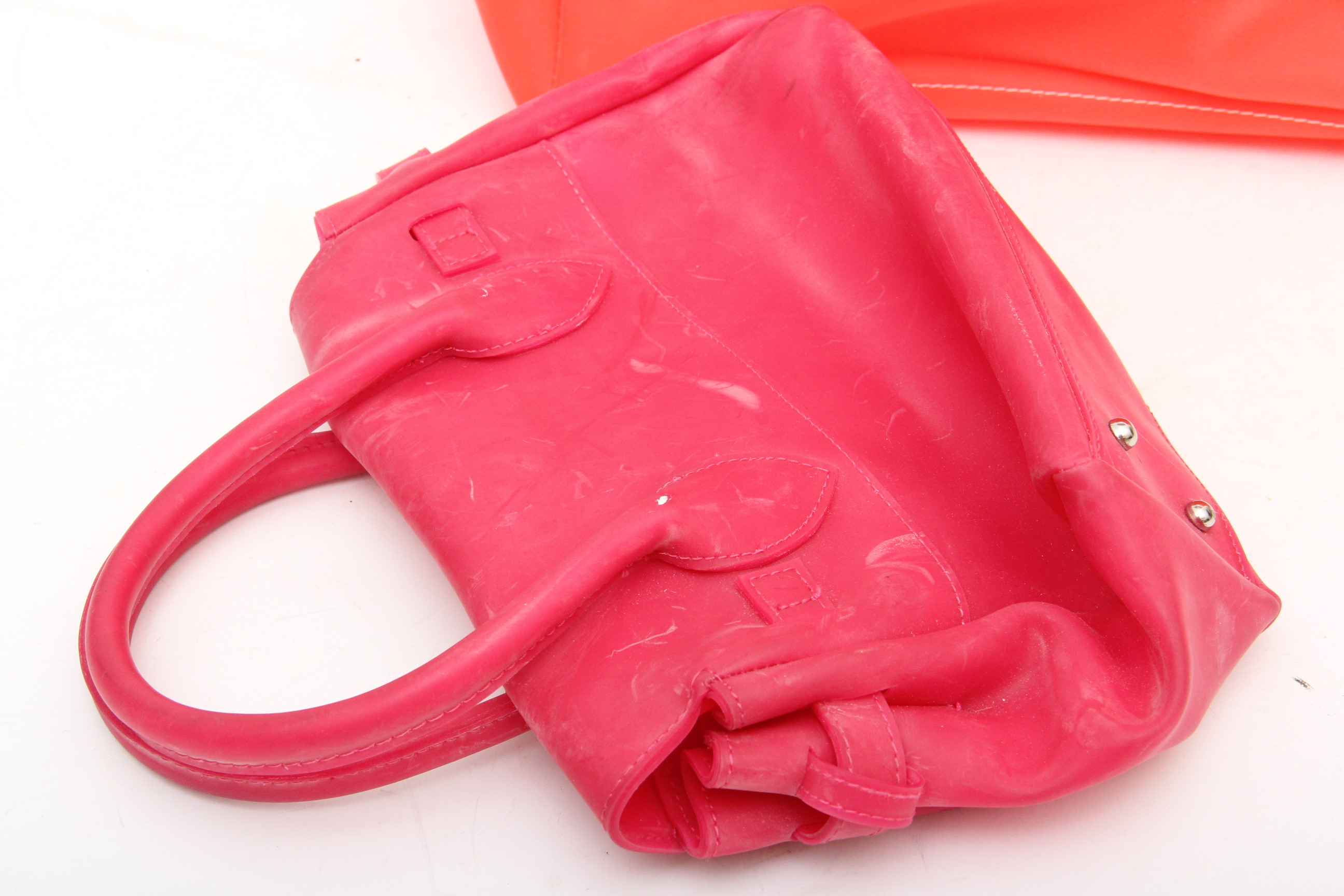 Pair of Jelly Handbags Birkin and Kelly Style EBTH