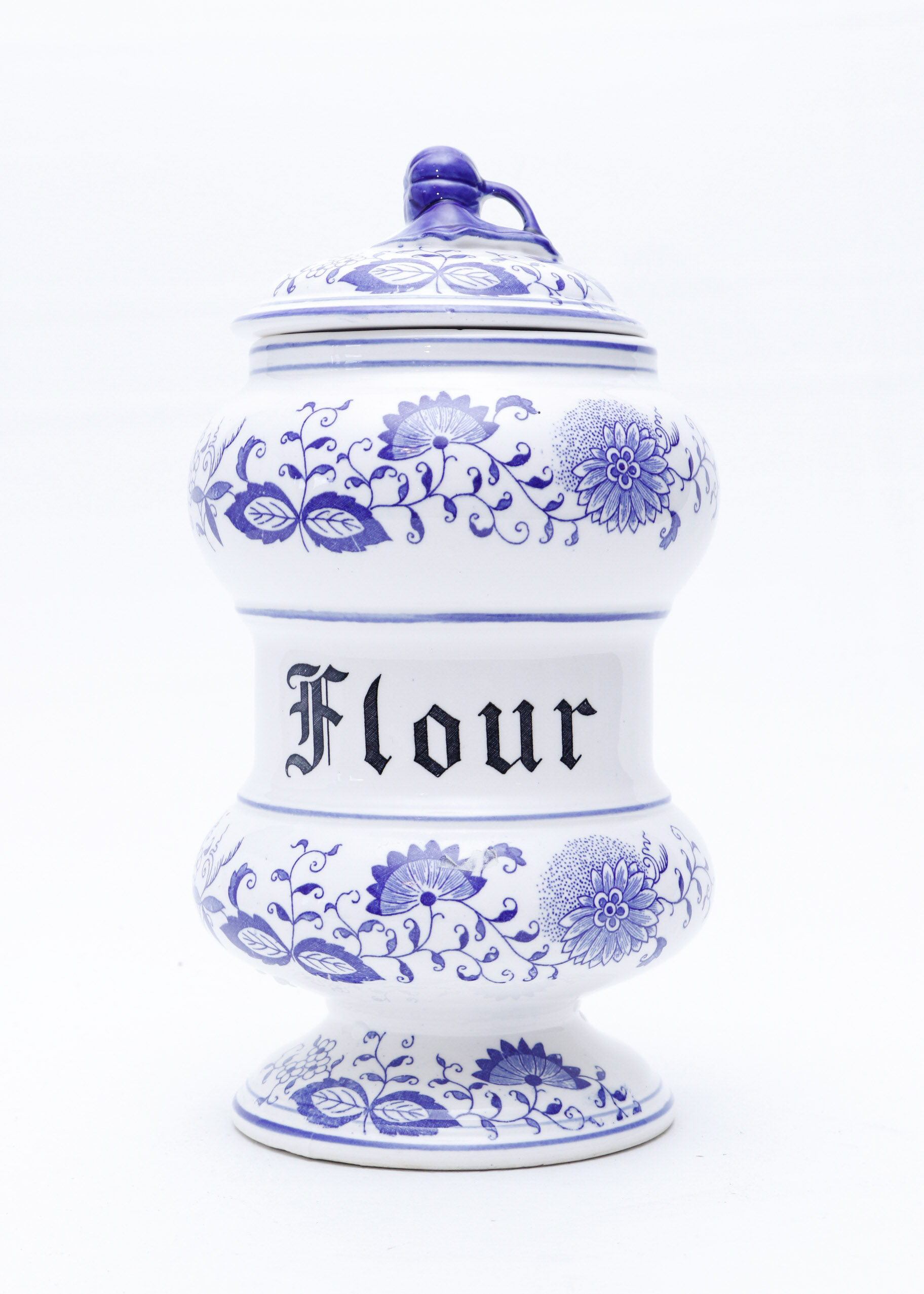 Arnart Blue Onion Canisters Set of Five EBTH