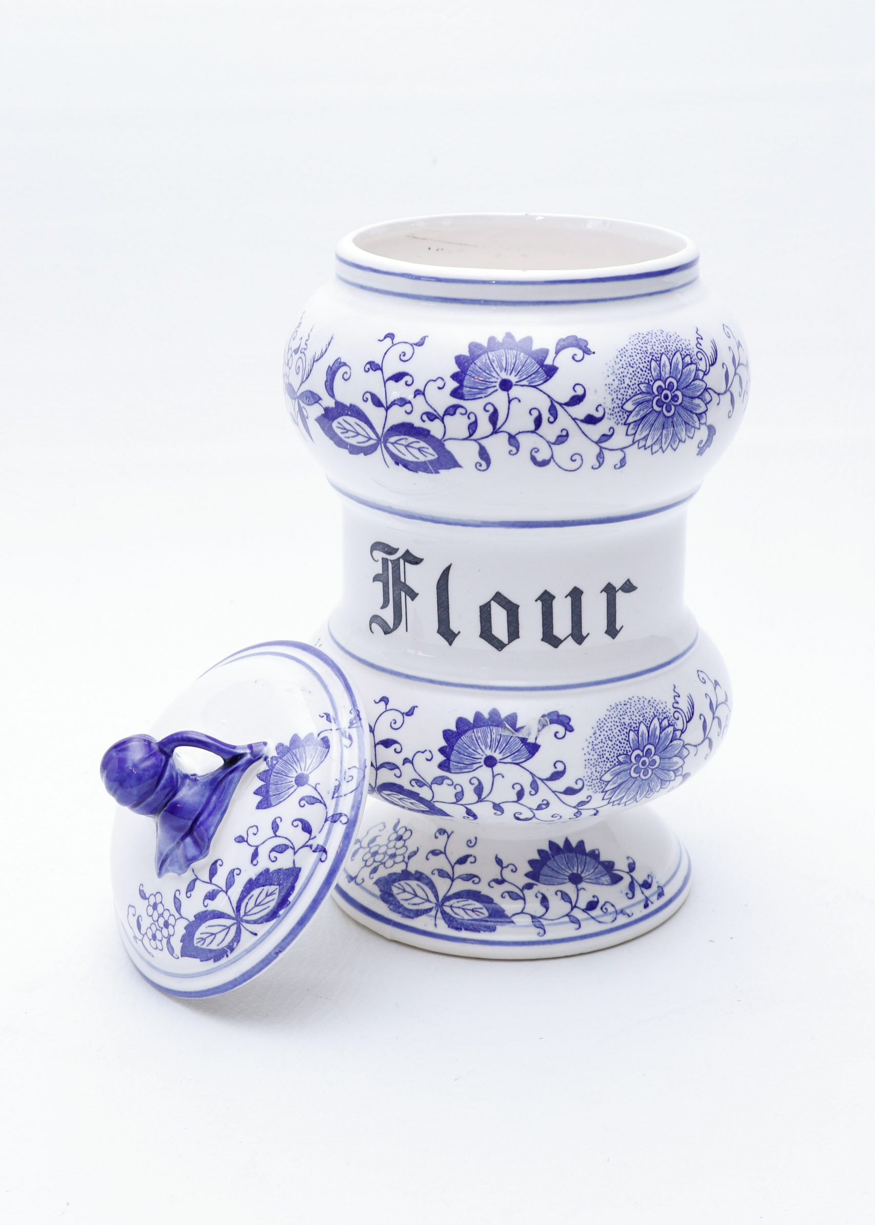 Arnart Blue Onion Canisters Set of Five EBTH