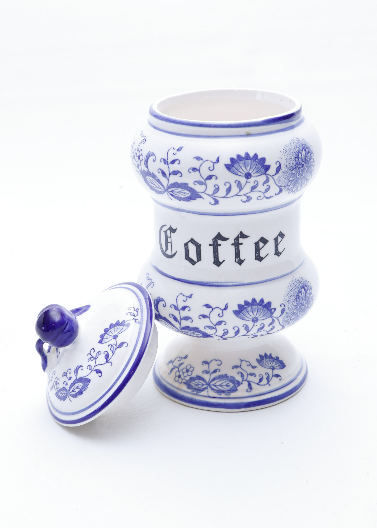 Arnart Blue Onion Canisters Set of Five EBTH