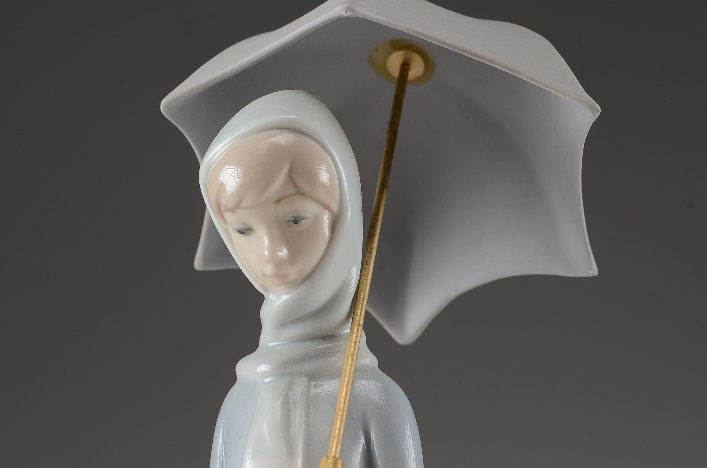 Lladro "Girl with Umbrella" 4510 Figurine EBTH