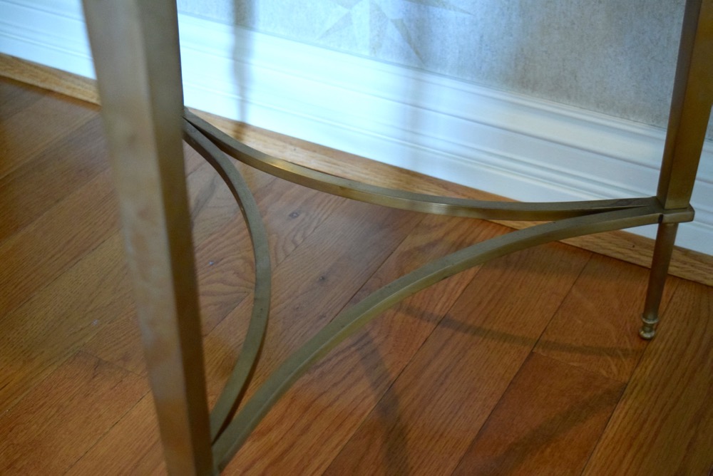 Granite Top Round Side Table EBTH