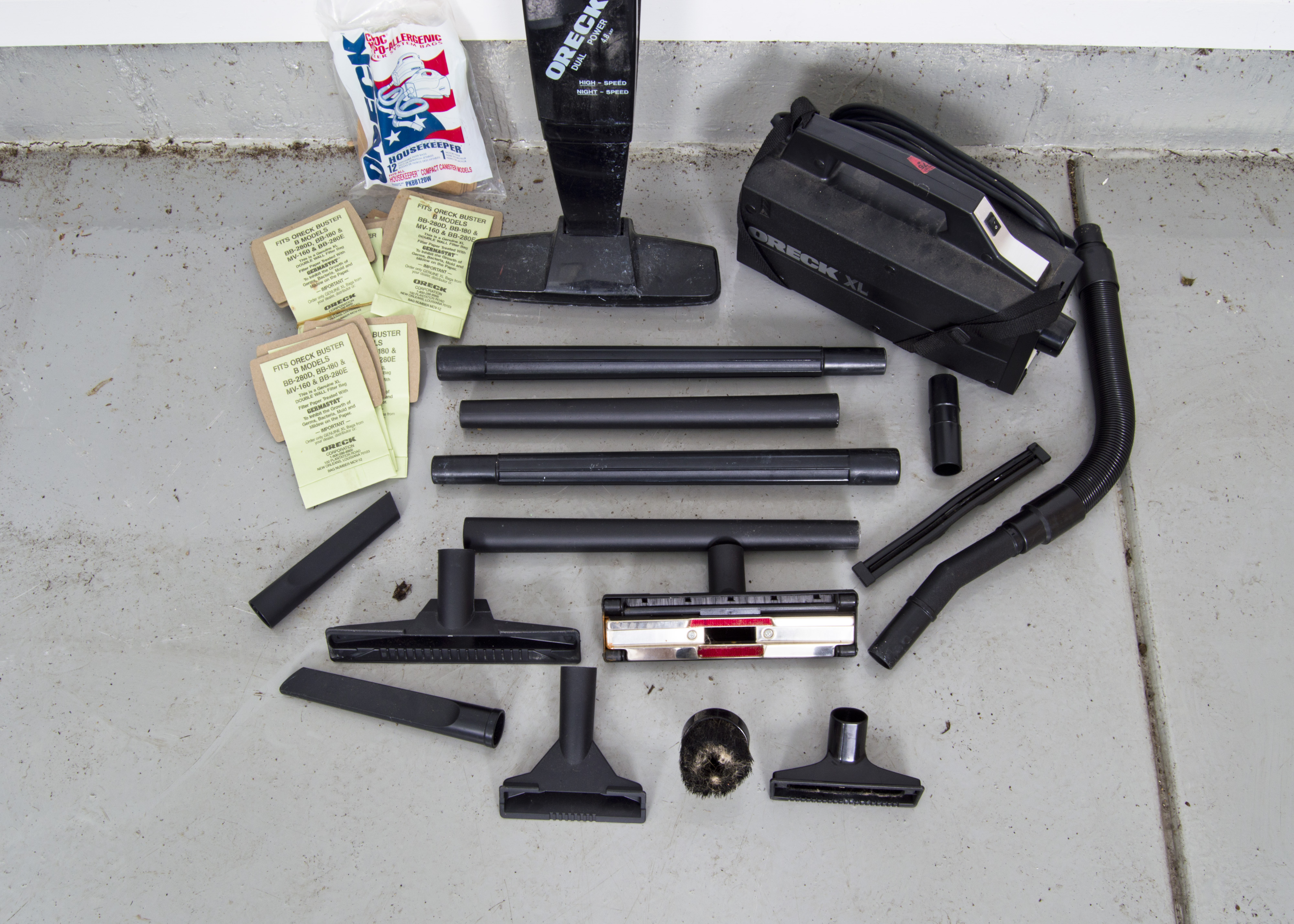 Oreck Broom Vac with Handheld Oreck XL Vacuum EBTH