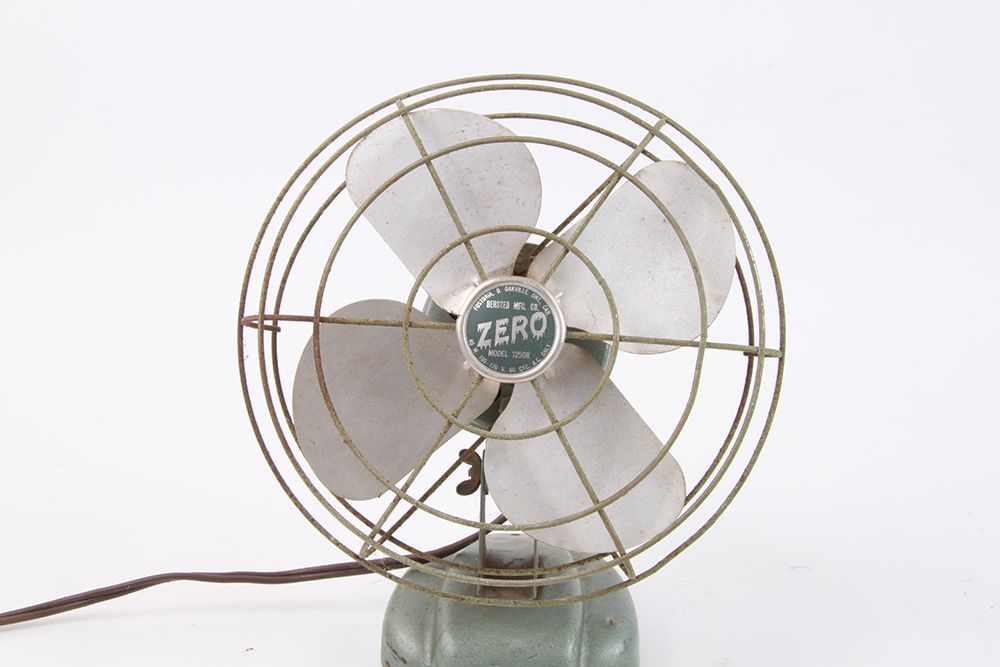 Pair of Vintage Metal Desk Fans EBTH
