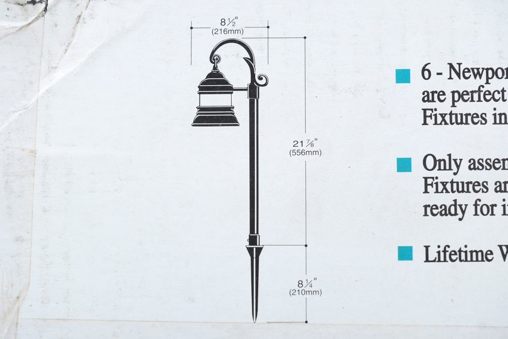 Pair of Twilight Low Voltage Outdoor Lights EBTH