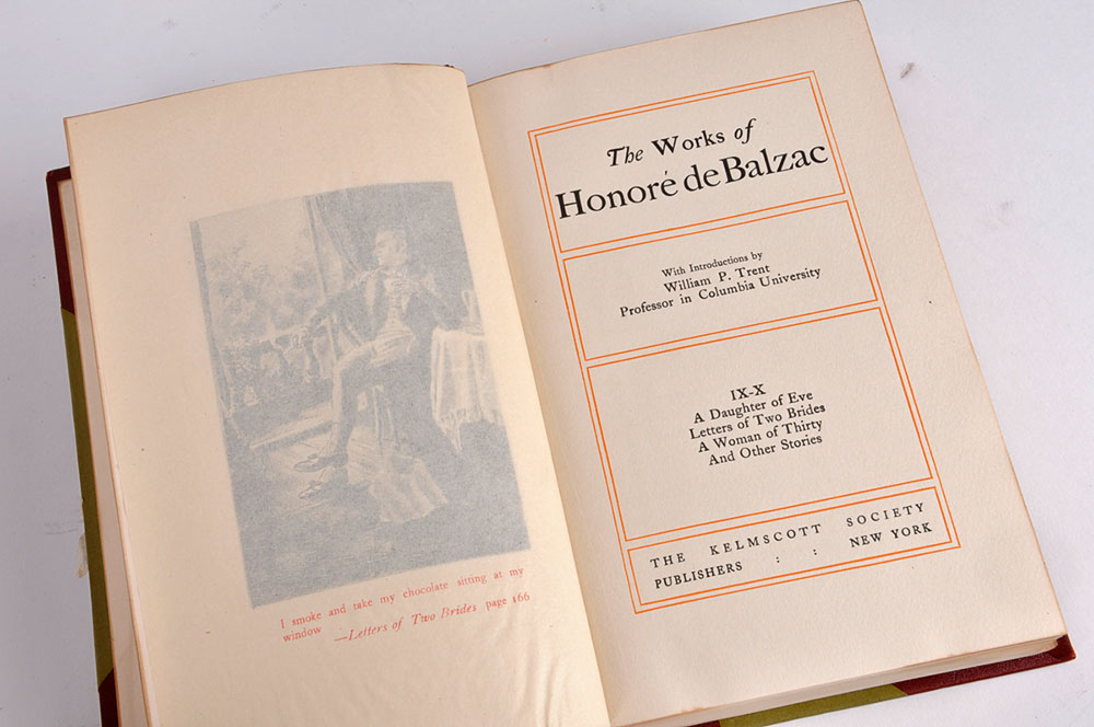 Collection of Balzac's Works Books EBTH