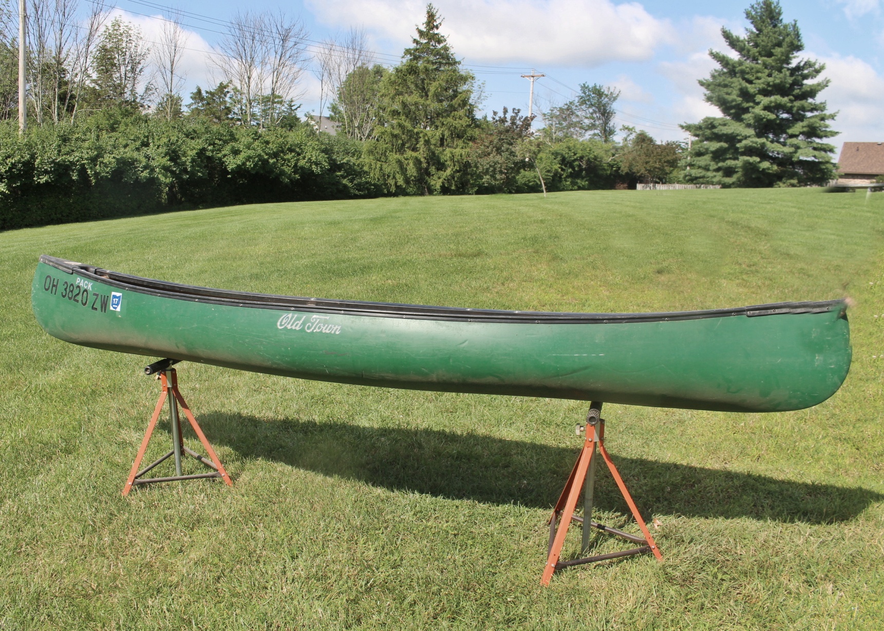 Old Town "Pack" Solo 12 Ft Fiberglass Canoe | EBTH