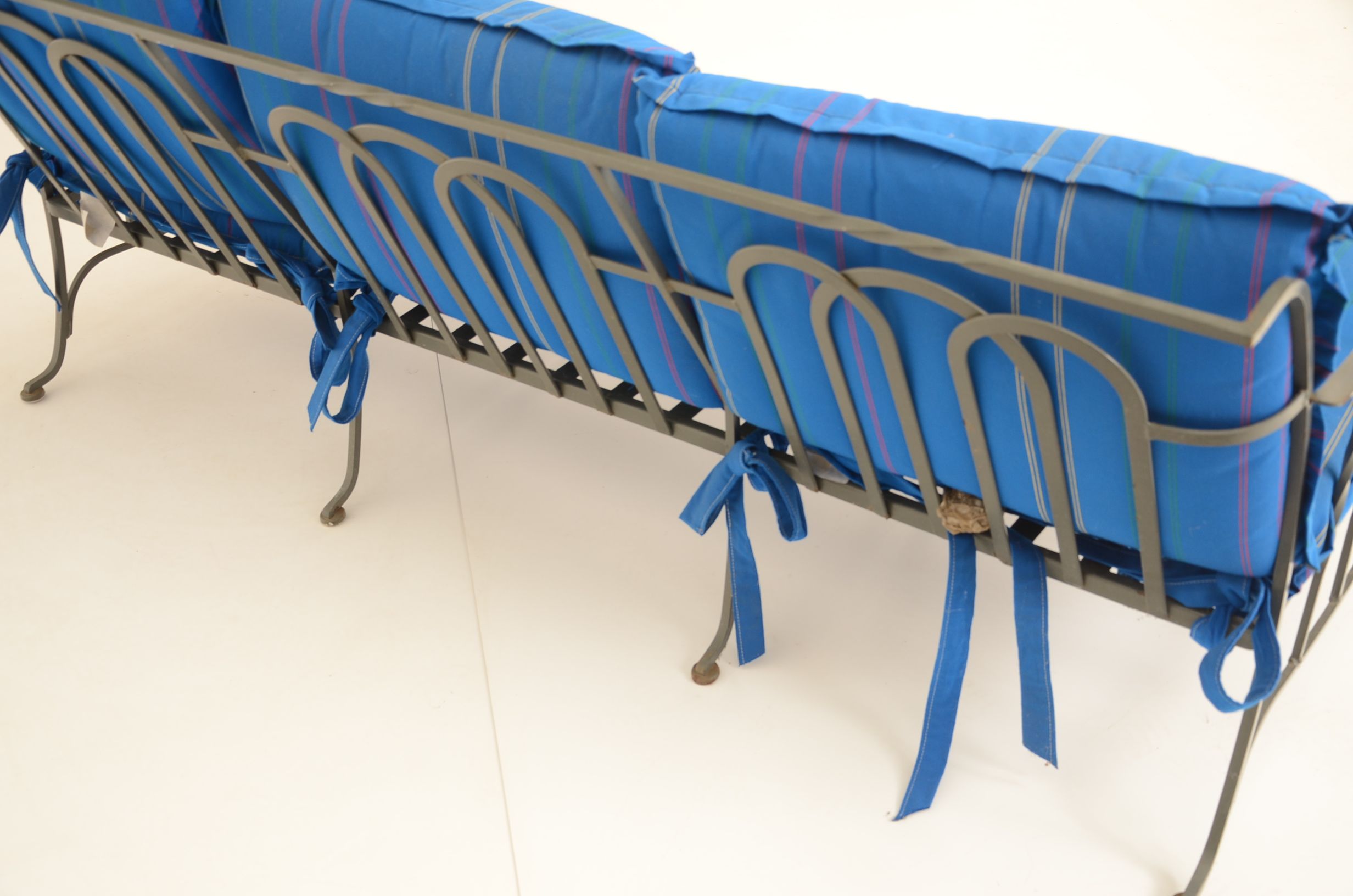 Wrought Iron Patio Sofa EBTH