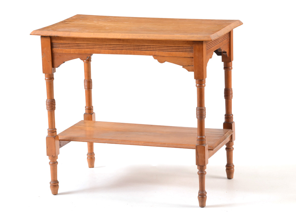 Vintage Maple Side Table EBTH