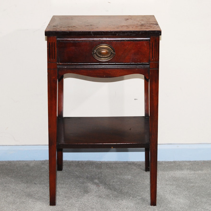 Vintage Side Table Ebth Vintage Side Table