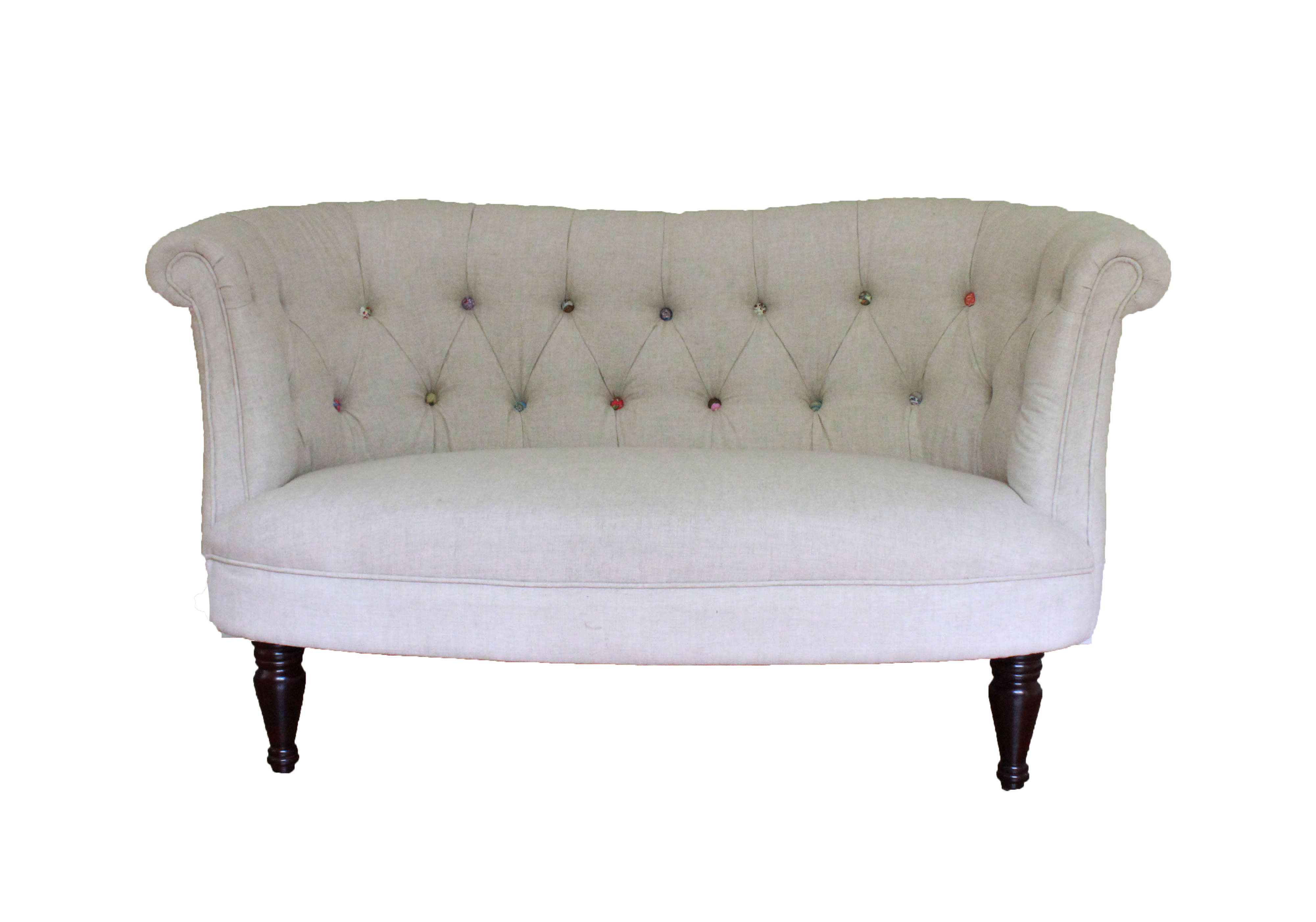 Chesterfield Style Tan Settee EBTH