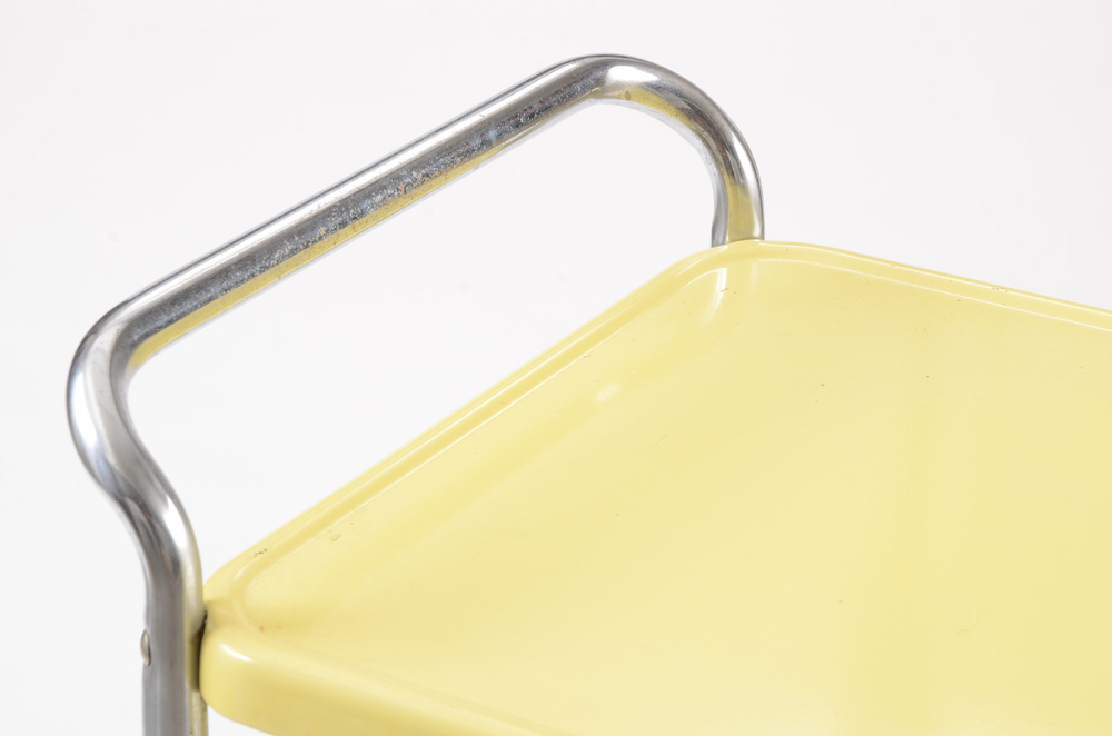 Mid Century Cosco Rolling Metal Utility Cart EBTH