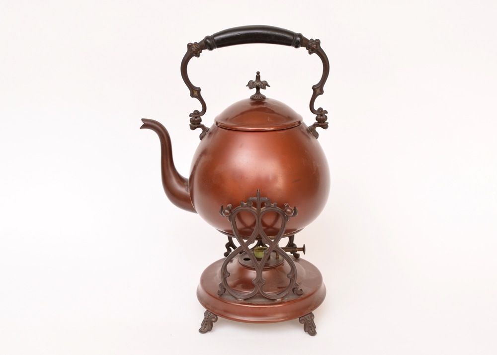 Tilting Tea Kettle with Burner Stand EBTH