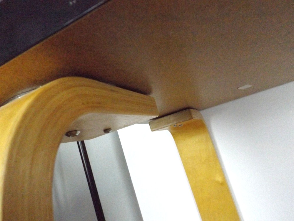 Ikea "Vika Amon" Birch and Laminate Table Desk EBTH