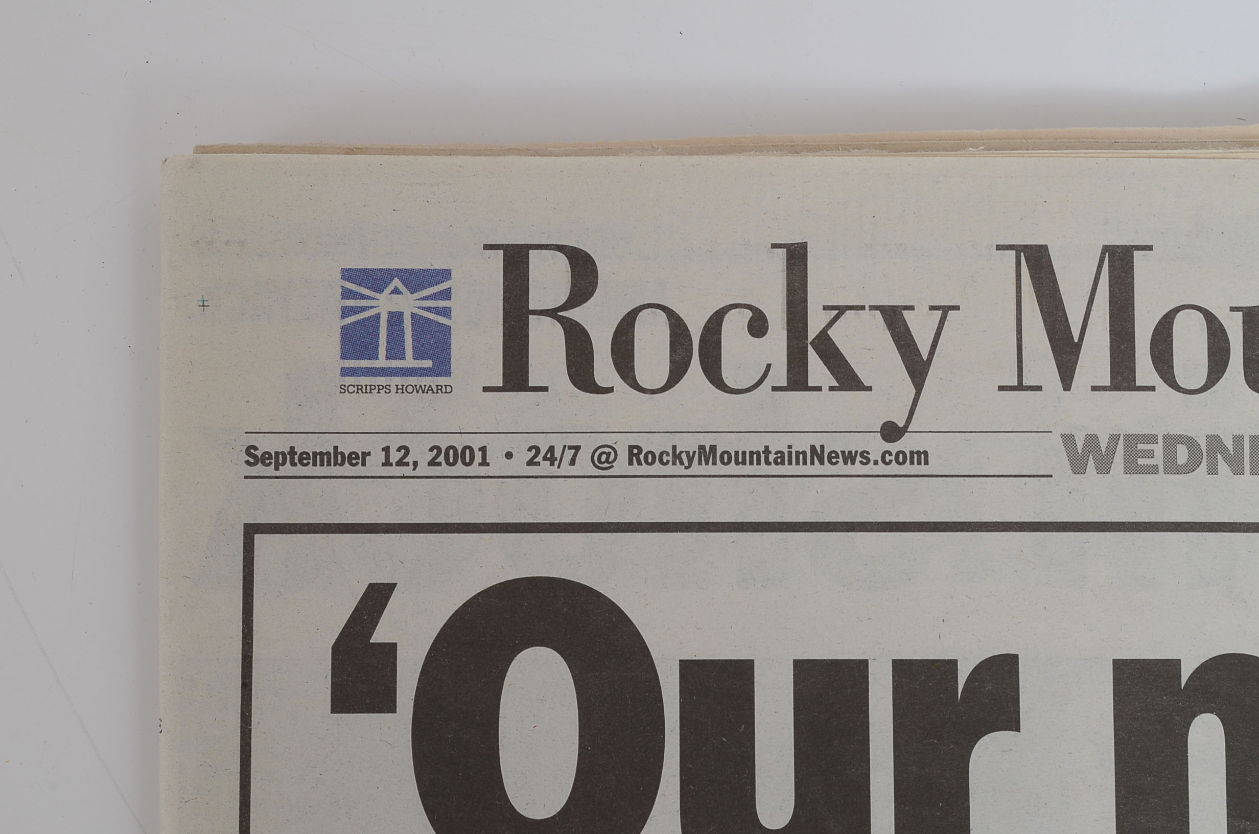 Rocky Mountain News, Sept. 12, 2001 Edition EBTH