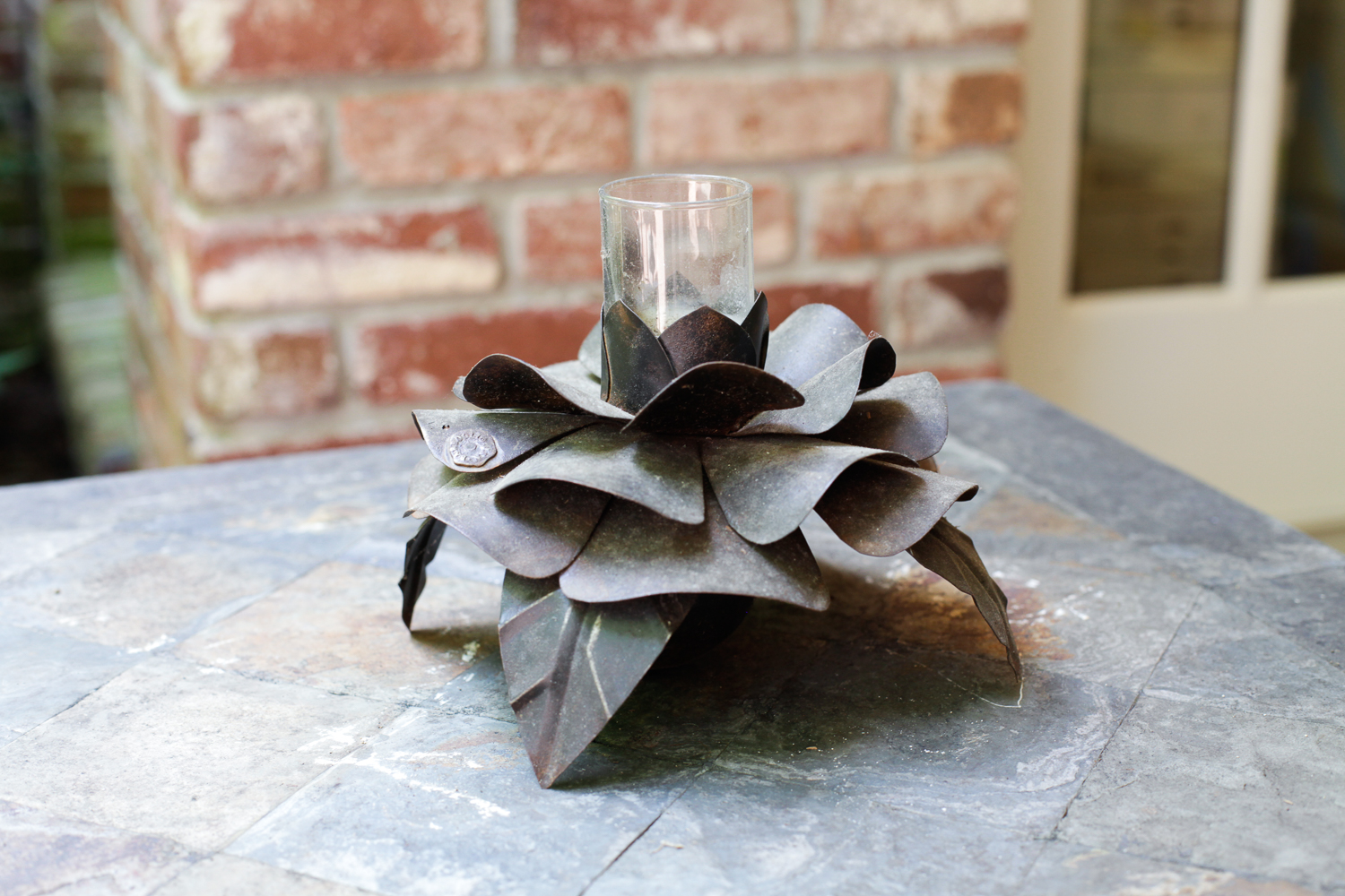 Jan Barboglio Steel Flower Candles Holders | EBTH