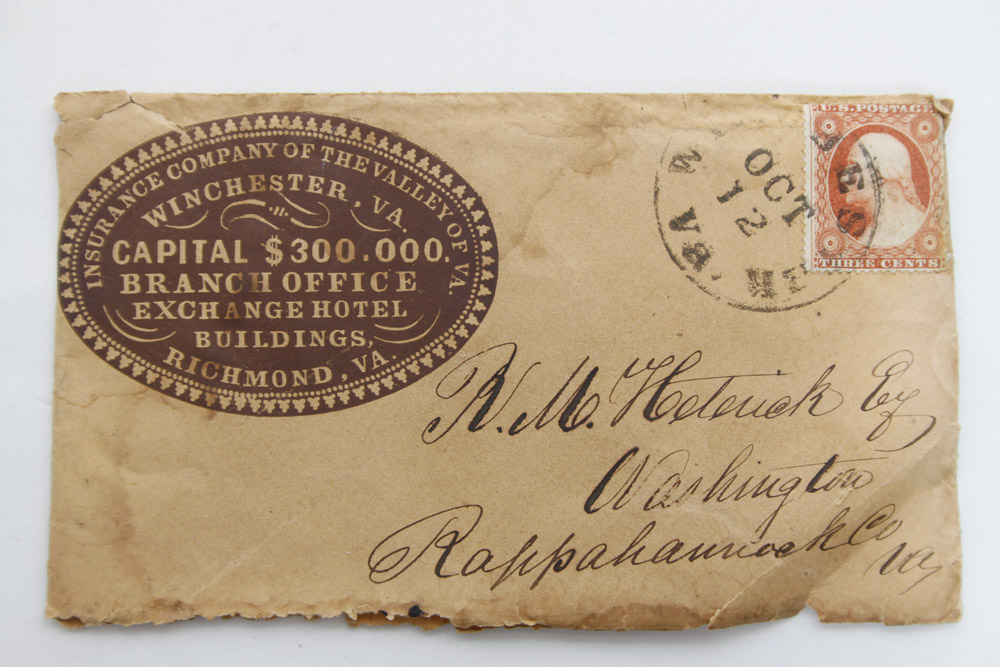 old letter envelope