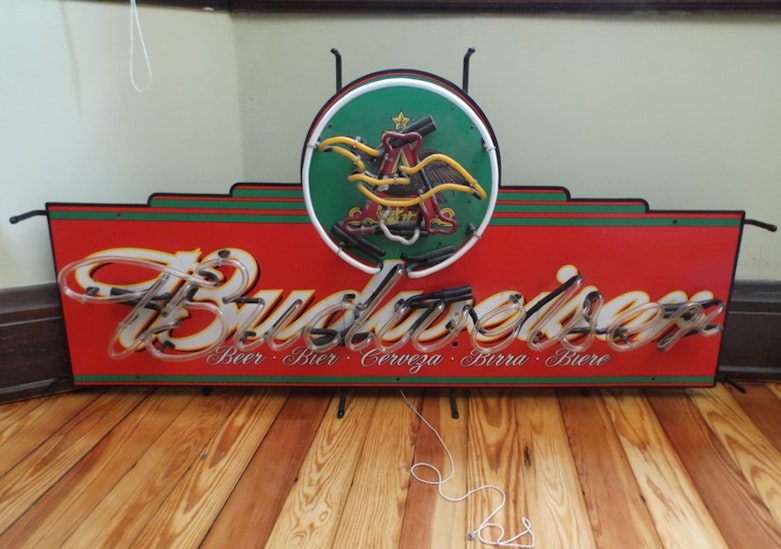 Vintage Budweiser Lighted Sign EBTH