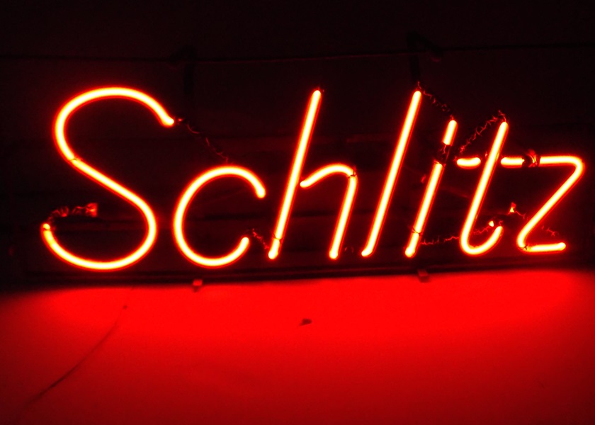Schlitz Neon Illuminated Advertisement Sign EBTH
