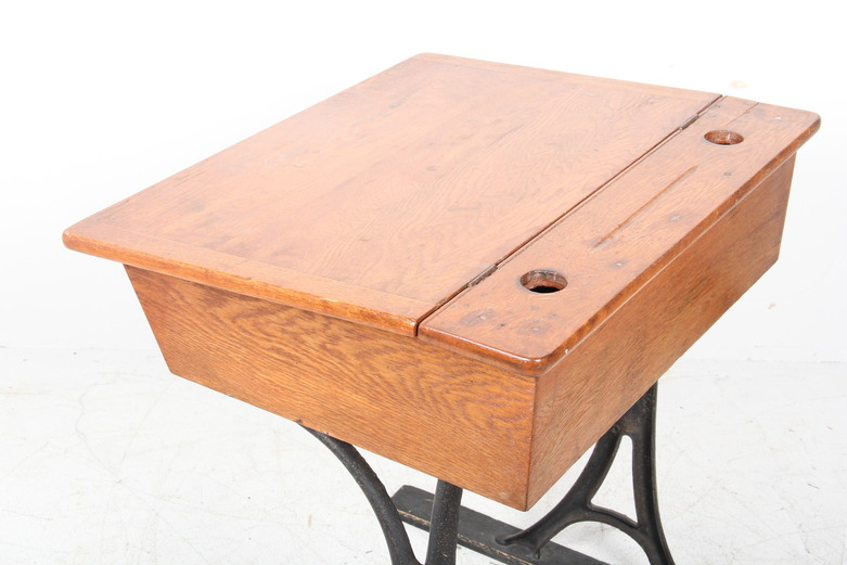 Vintage FlipTop School Desk and Chair EBTH