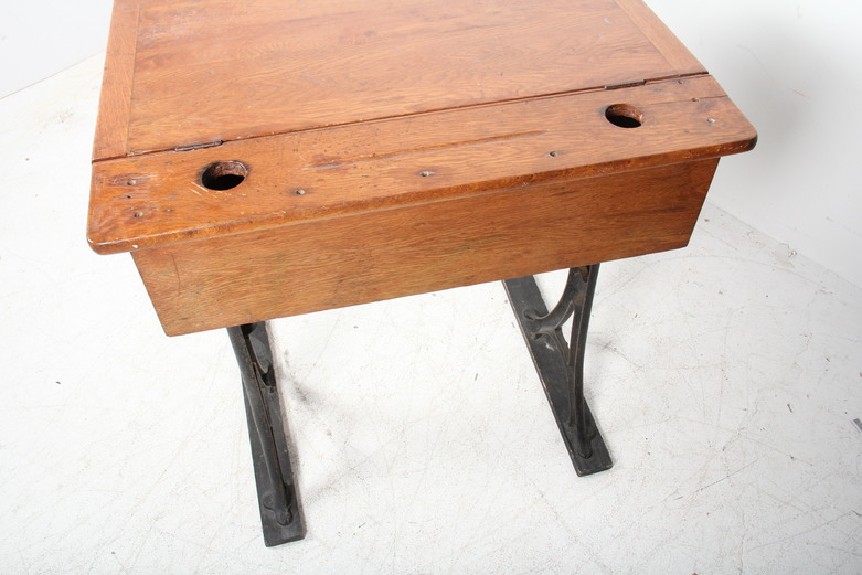 Vintage FlipTop School Desk and Chair EBTH