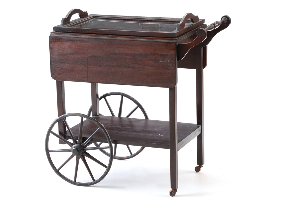 Mahogany Tea Cart | EBTH