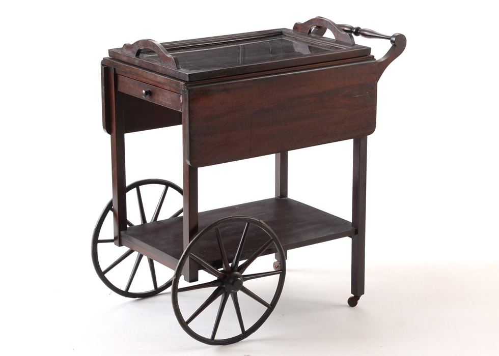 Mahogany Tea Cart | EBTH