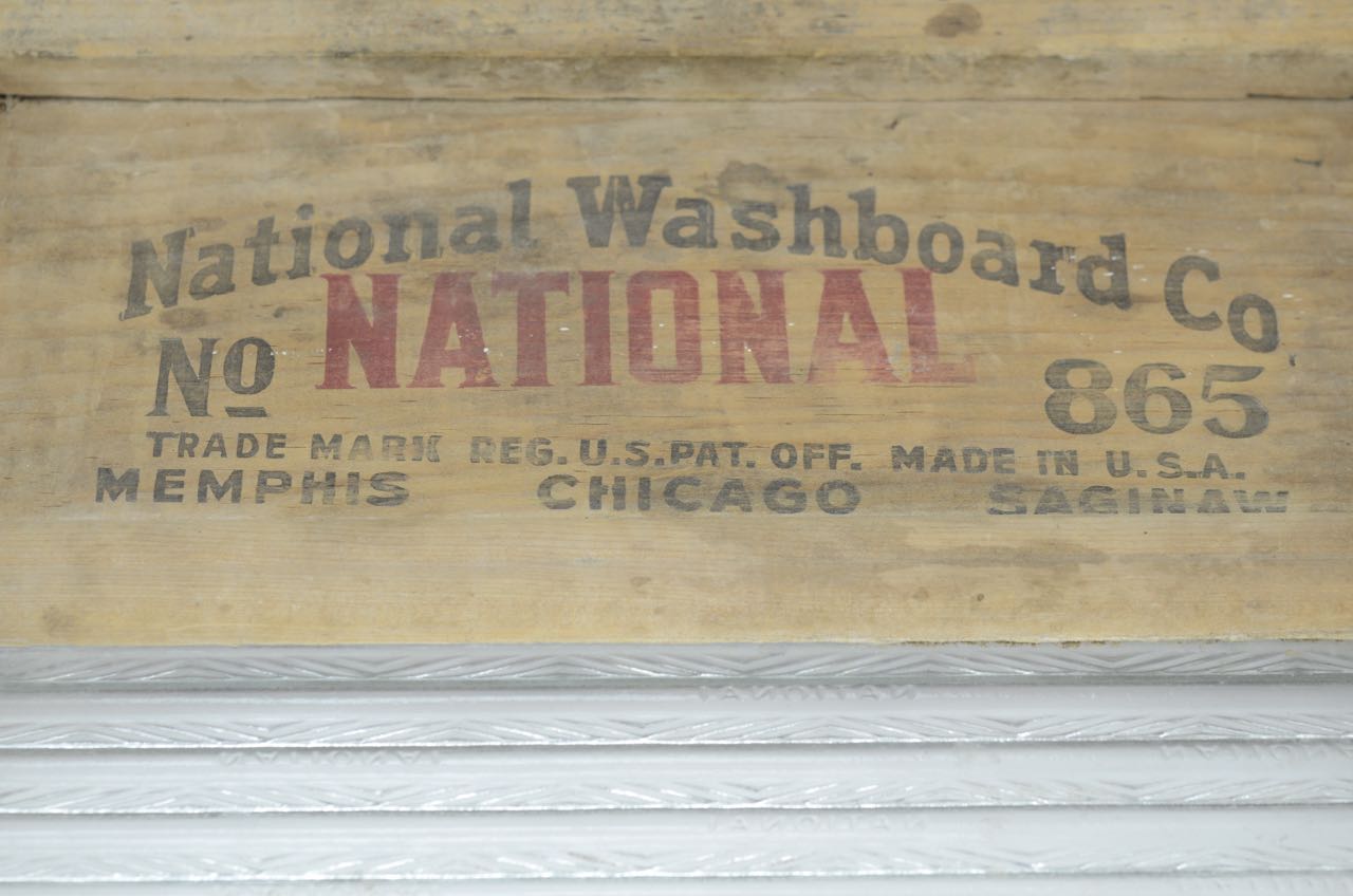 National Washboard "Top Notch" Glass No. 865 EBTH
