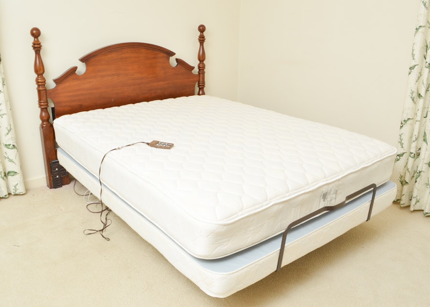 craftmatic 1 adjustable bed blue mattress