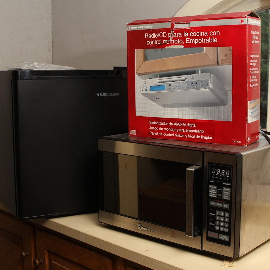 Lot Of Dorm Room Appliances