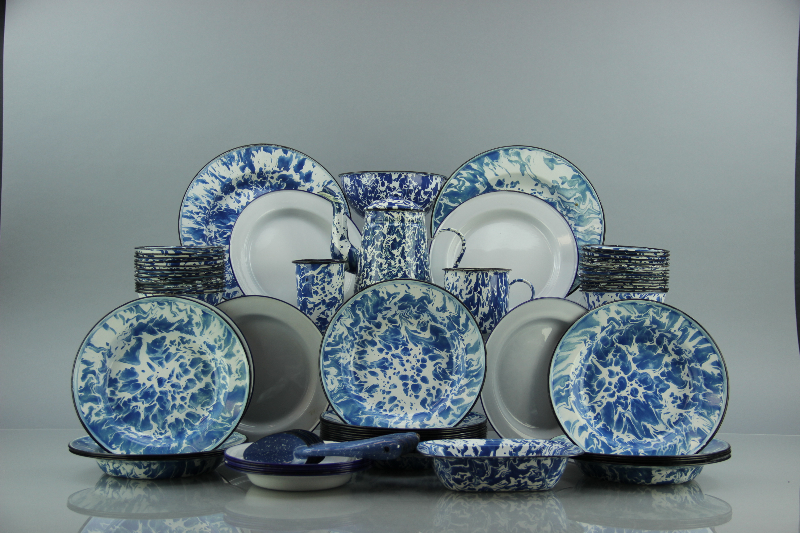 Collection of Enamelware Dishes EBTH