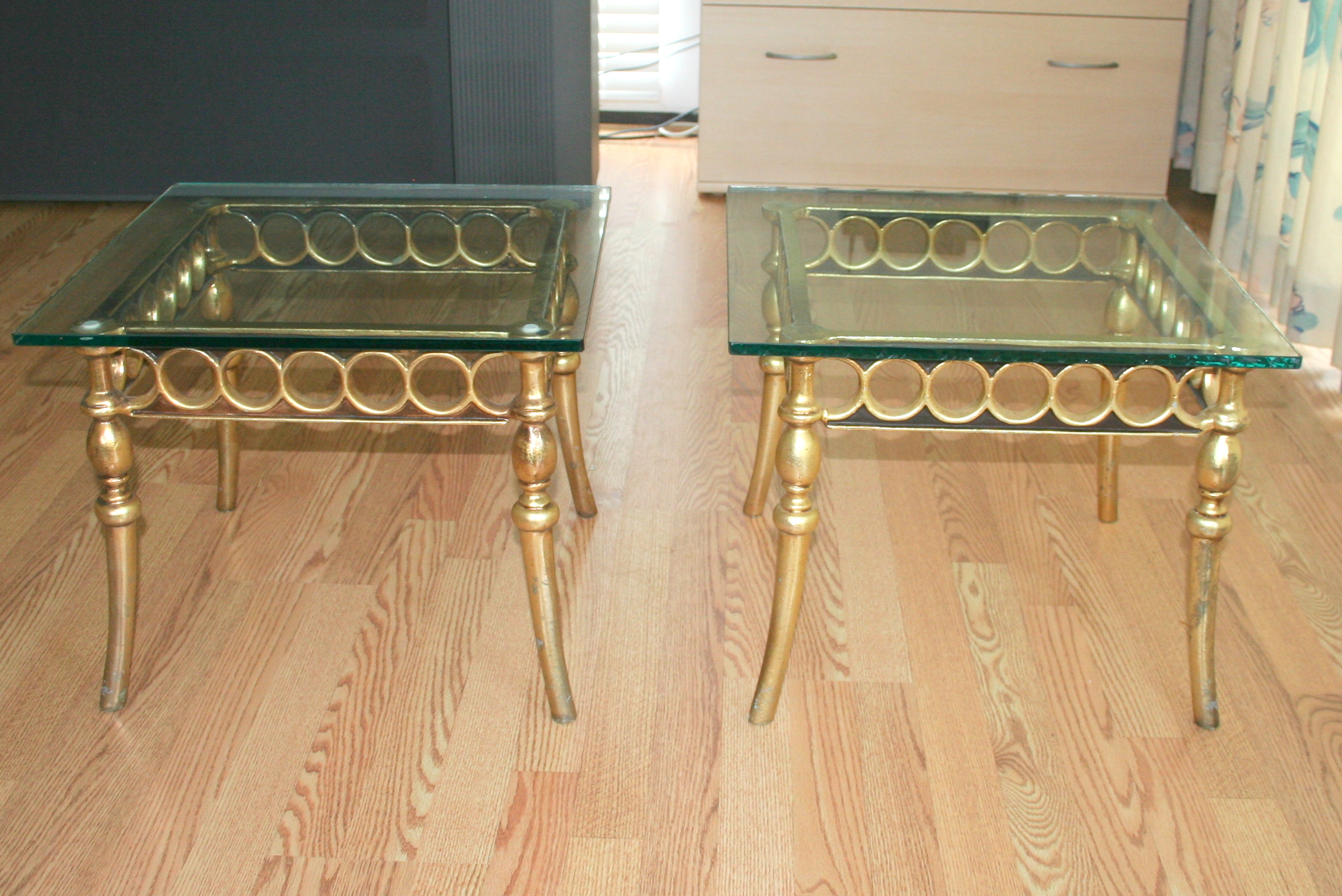 GlassTopped End Tables EBTH