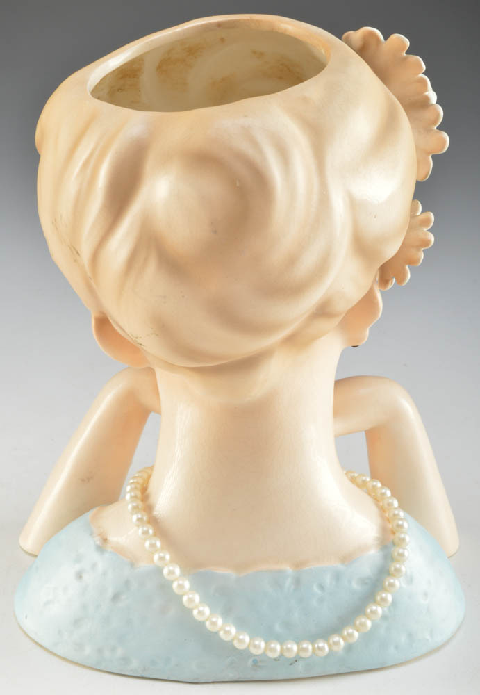 1961 Inarco Figural Lady Head Vase EBTH