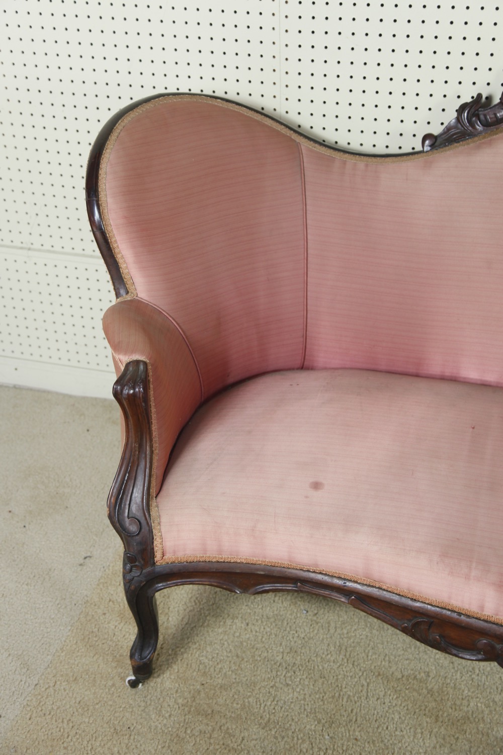 Victorian Rosewood Parlor Sofa and Chair EBTH